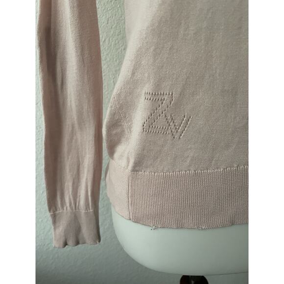 Zadig & Voltaire Sweater Pullover Cici Patch Heart Cotton FLAW - Picture 3 of 16